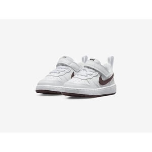 Nike Court Borough Low Recraft Toddler Size 3C Shoes White/Burgundy DV5458-112